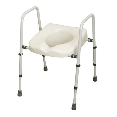 NRS Healthcare Mowbray Lite Width Adjustable Toilet Frame with Seat