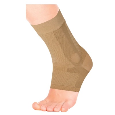 OrthoSleeve AF7 Medical Compression Ankle Brace Sleeve (Beige)