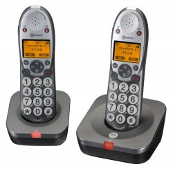 Amplicom PowerTel 502 Amplified Telephones Twin Pack