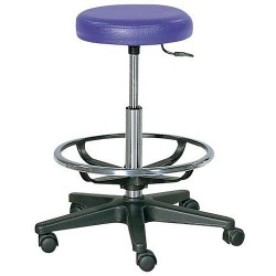 Practitioner Stool with Foot Ring