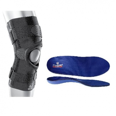 BioSkin Q Brace Knee Support and Orthotics Patellar Maltracking Correction Pack