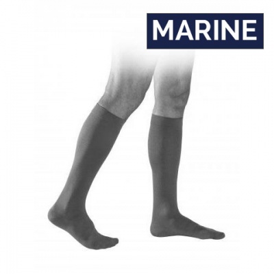 Sigvaris Instinct Men's Calf Class 2 Marine Compression Stockings