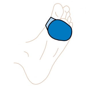 Silipos Slim Gel-Fit Metatarsal Ball-of-Foot Pads (Pair)