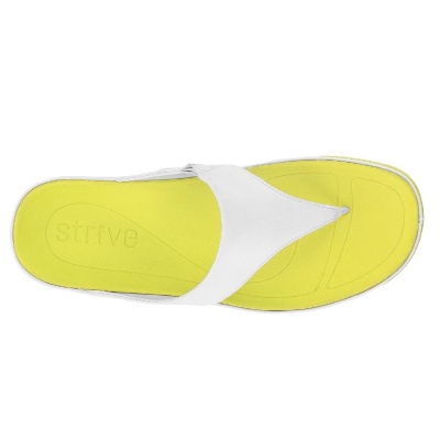 Strive Ilya White/Citrus Orthopaedic Sandals