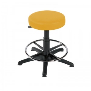 Sunflower Medical Primrose Gas-Lift Stool with Foot Ring and Glides