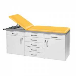 Sunflower Medical Primrose Two-Section Specialist Treatment Couch with Drawers and Two Cupboards