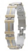 Executive Bevelled Edge Magnetic Bracelet