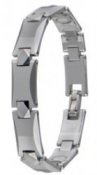 Tungsten Carbide Slimline Magnetic Bracelet