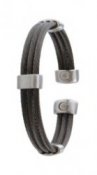 Trio Cable Black / Satin Magnetic Bracelet