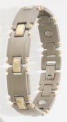 Titanium Duet Magnetic Bracelet