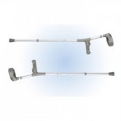 Drive Medical - Double Adjustable Aluminium Forearm Anatomic Comfort Grip Crutch