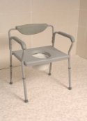 Economy Height Adjustable Extra Wide Commode