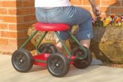 Garden Stool on Wheels