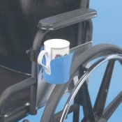 Clamp-On Wheelchair Drink Holder