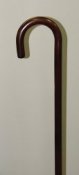 Walking Stick - Walnut Stained Laminated Crook