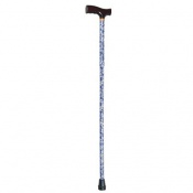 Folding Adjustable Walking Sticks   Black 29 33''