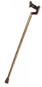 Adjustable Aluminium Cane   Bronze