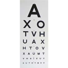 Sussex Vision Reversible AOX Snellen Eye Test Panel (6-Metre)