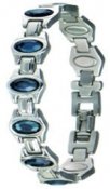 Lady Blue Gem Magnetic Bracelet