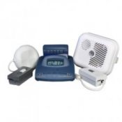 Silent Alert Smoke Alarm For The Deaf With Pager, Vibrating Pad, Alarm Clock, Doorbell and Telephone Alert