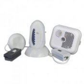 Silent Alert Wireless Smoke Alarm For The Deaf Sound and Flash Alert with Vibrating Pillow Pad,Doorbell and Telephone Alert