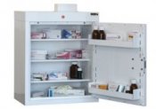 Medicine Cabinet with 3 Shelves/2 Door Trays/1 Door (Wide)