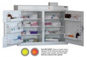 Medicine Cabinet with 6 Shelves/5 Door Trays/2 Door