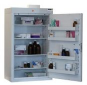Medicine Cabinet with 4 Shelves/4 Door Trays/1 Door
