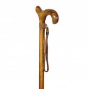 Derby Scorched Beech Cane with Loop