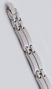 Executive Sport Silver Magnetic Bracelet