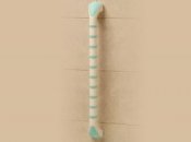 Prima Grab Bar in White and Mint 24