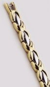 Lady Executive Dress Gold Duet Magnetic Bracelet