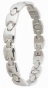 Lady Executive Silver Sport Magnetic Bracelet