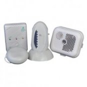 Silent Alert Smoke Alarm For The Deaf With Sound And Flash Alert, Vibrating Pad and Carbon Monoxide Detector