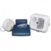 Silent Alert Smoke Alarm For The Deaf With Pager and Vibrating Pad