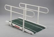 Standard Access Wheelchair Ramp With Double Handrail