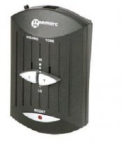 In-line telephone handset high power amplifier