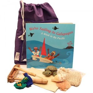 We're Sailing to the Galapagos Sensory Toy Story Book