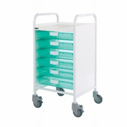 Medical Storage Trolley Vista 50 with 6 Trays