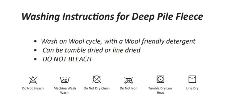 Washing Instructions For The Cover