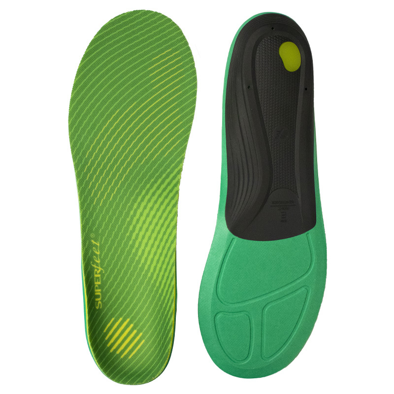 Superfeet RUN Comfort Insoles (green surface, black sole)