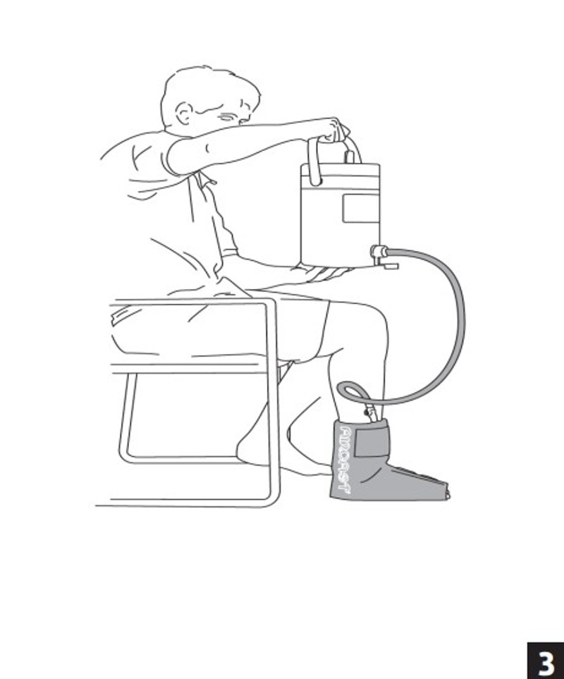 Aircast Ankle Cryo Cuff + Cooler Health and Care