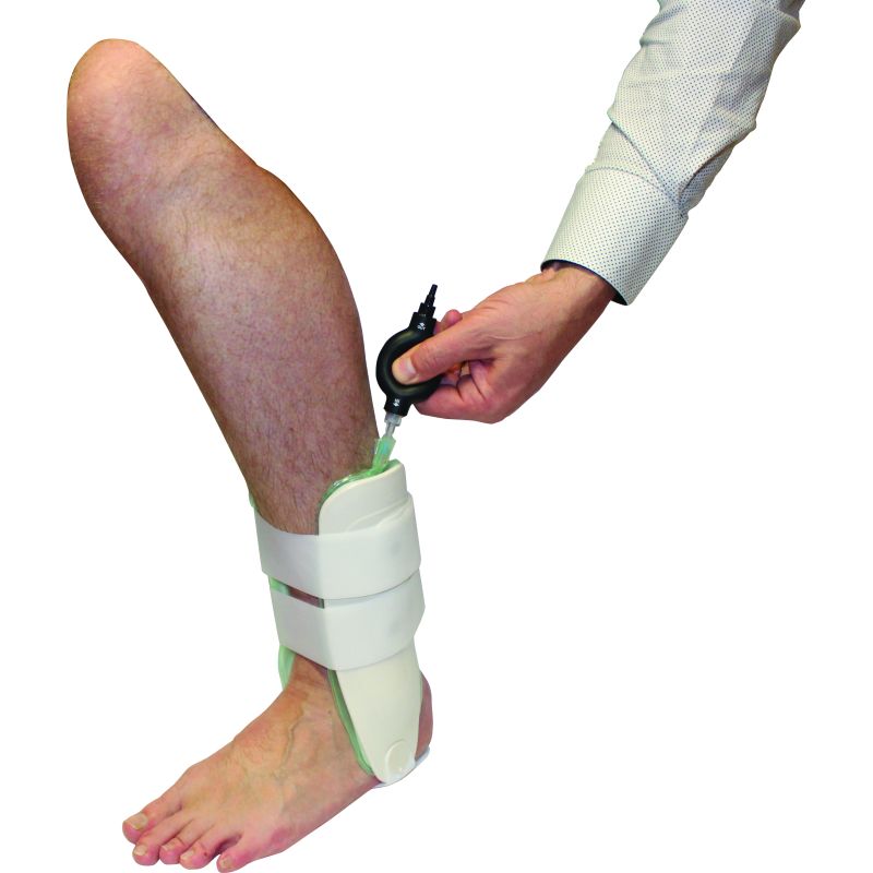 AnkleGuard Stirrup Ankle with Inflatable Pads
