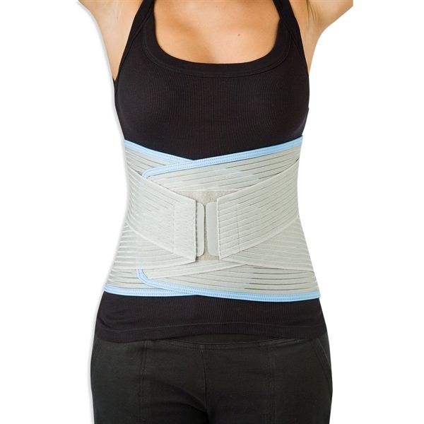 Unique Bargains Back Brace for Lower Back Pain Women Men Breathable Lumbar  Support Belt for Ease Herniated Disc Scoliosis M Size