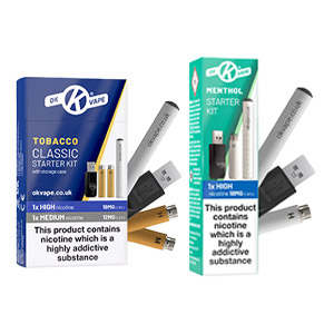 OK Vape from £5.60 per pack of refills