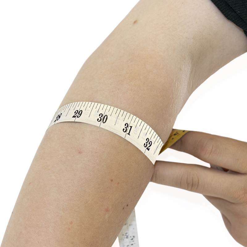 Measure your forearm as shown Measure Your Forearm a Few Centimetres Below Your Elbow
