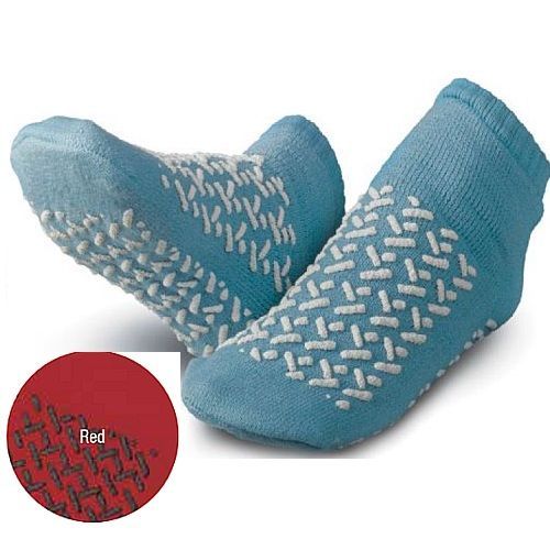 Medline Double Tread Slipper Socks