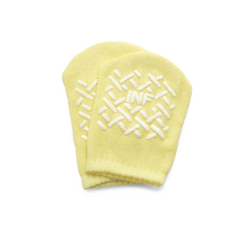 Medline Single Tread INFANT/YELLOW Slipper Socks