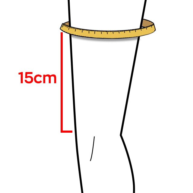 Where to Measure Your Thigh