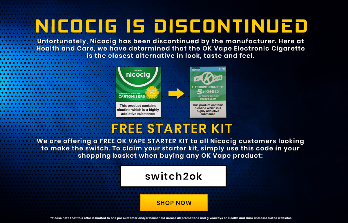 Nicocig is discontinued